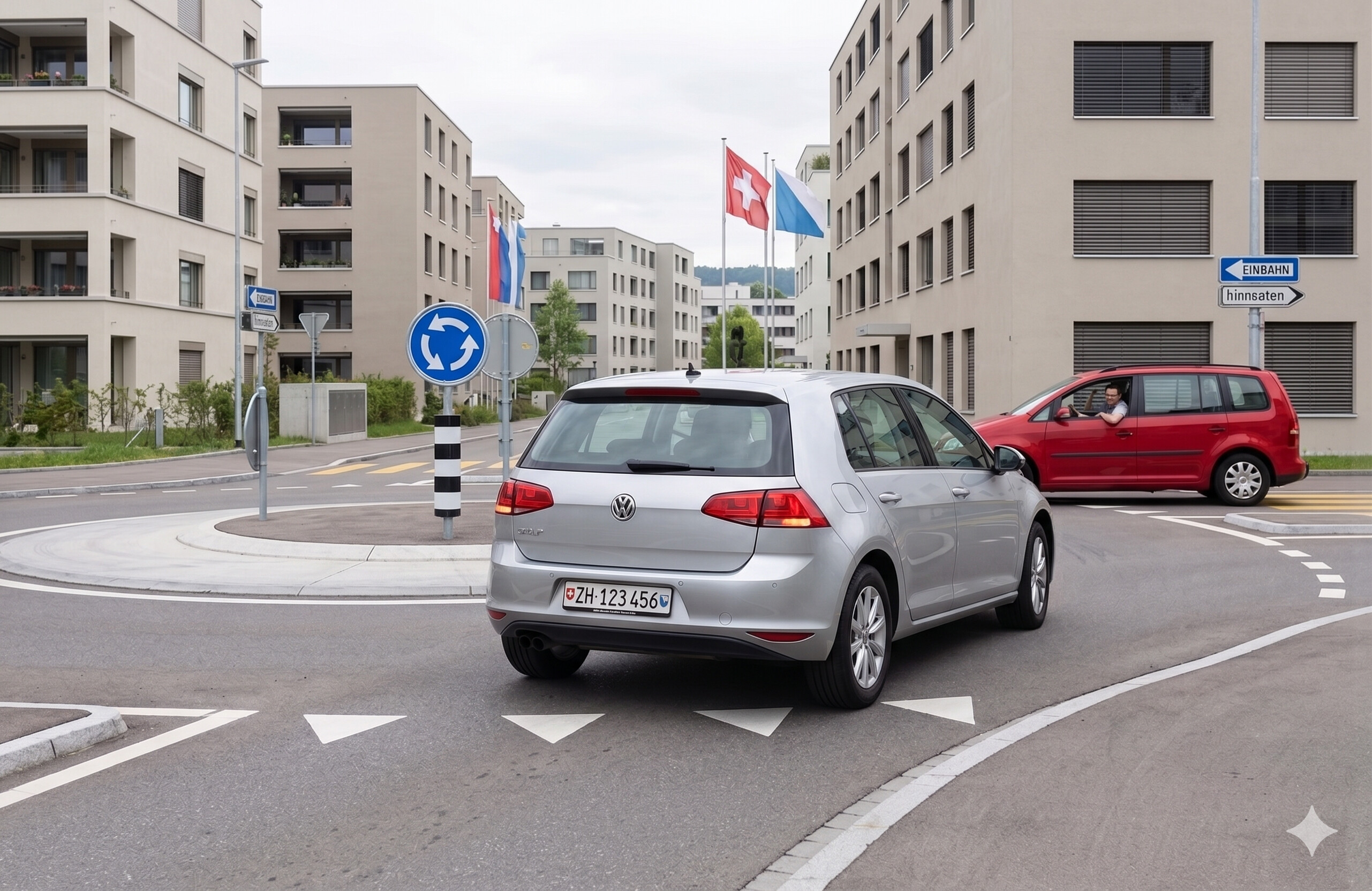 Der Blinker-Verweigerer im Kreisel